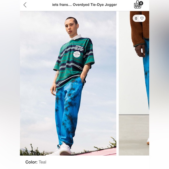 Urban Outfitters iets frans overdyed tie-dye joggers - Picture 8 of 8